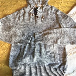 H&M / LOGG - grey hooded sweatshirt